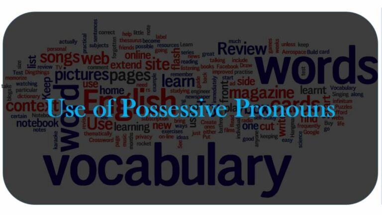 What Is The Hindi Meaning Of Possessive Pronoun